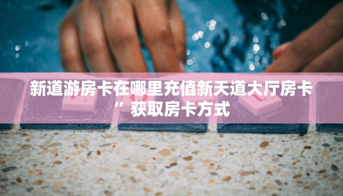 新道游房卡购买渠道西兵大厅房卡怎么购买”获取房卡教程