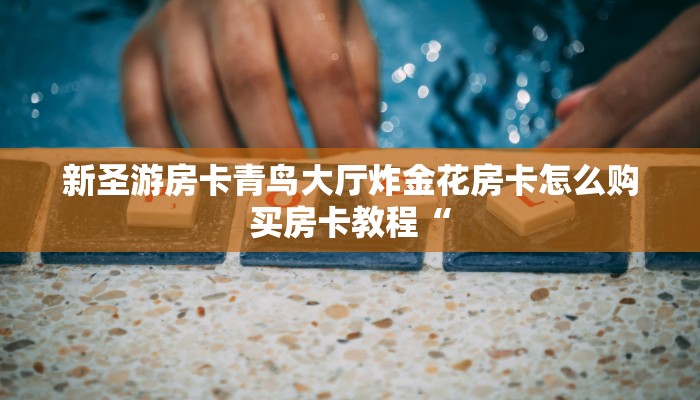 新圣游房卡青鸟大厅炸金花房卡怎么购买房卡教程“